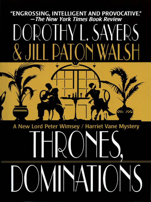 Title details for Thrones, Dominations by Dorothy L. Sayers - Wait list